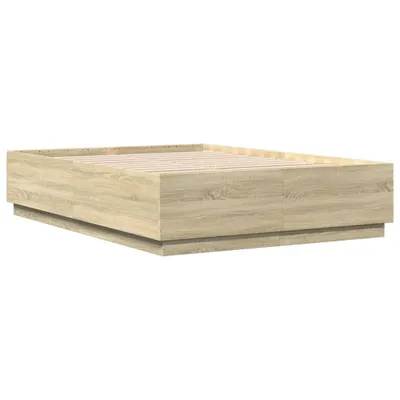 Produktbild von Bettgestell Sonoma-Eiche 120x200 cm Holzwerkstoff