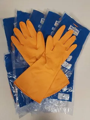 Productafbeelding van Waterdichte herbruikbare handschoenen voor huishoudelijk gebruik - 10 paar