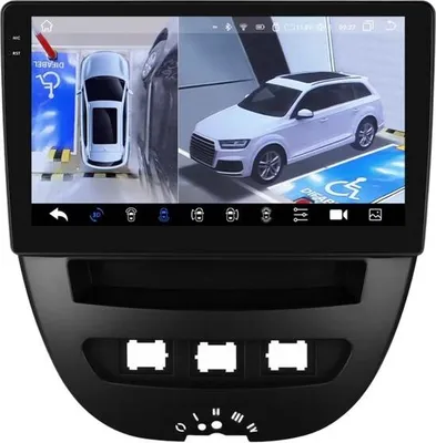 Immagine prodotto di Autoradio con Bluetooth – CarPlay – Per Peugeot 107 / Toyota Aygo / Citroën C1 (2005–2014) – Stereo – Sistema di navigazione – Serie QS Android 14.0