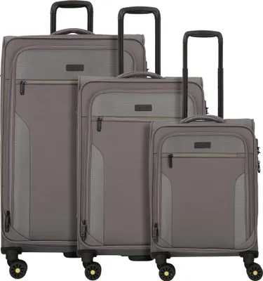 Produktbild von d&n Travel Line 9704 4 Rollen Kofferset 3-teilig mit Dehnfalte