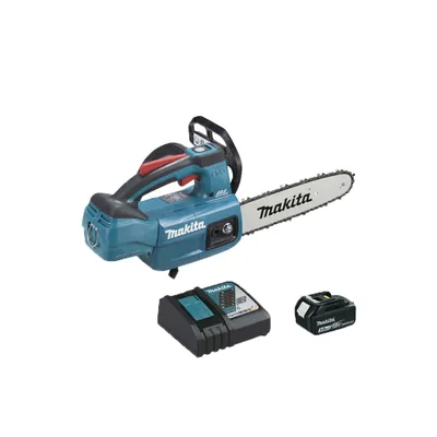 Produktbild von MAKITA 18V bürstenlose Baumsäge - 1 Akku 3.0Ah - 1 Schnellladegerät DC18RC DUC254RF