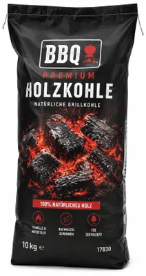 Produktbild von Weber Premium Holzkohle 10 kg – Natürliche Grillkohle für hohe Hitze,