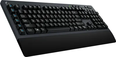 Zdjęcie produktu dla Logitech G 920-008390, Pełnowymiarowy (100%), Bezprzewodowy, RF Wireless + Bluetooth, Mechaniczna, QWERTZ, Czarny