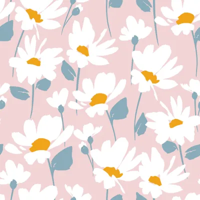Produktbild von 20 Servietten Daisy Bloom - Stilisierte Margeritenblüten 33x33cm
