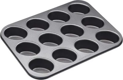 Produktbild von Famanu Brownieform mit 12 Fächern und Antihaftbeschichtung - 35,5 x 26,5 cm