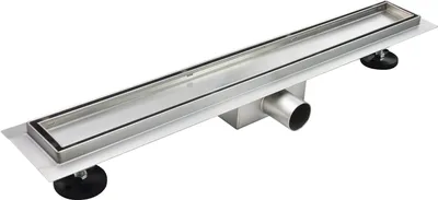Produktbild von i-flair Duschrinne 120 cm, 2 in 1 befliesbarer Bodenablauf aus Edelstahl, sehr flach R2