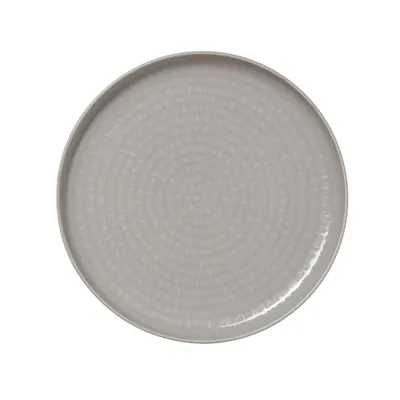 Produktbild von 6x Flache Teller 19 cm NOVA Graphite / grau Porzellan
