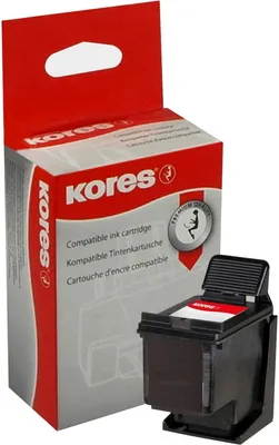 Produktbild von Kores G1022BK, Schwarz, Tinte auf Pigmentbasis, 20 ml