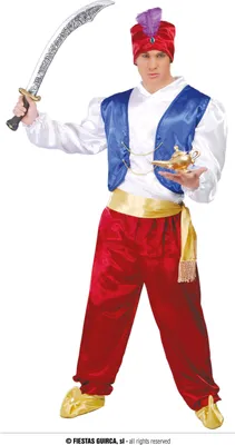 Image de Maharadjah - costume pour hommes taille M/L, taille:XL