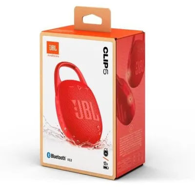 Zdjęcie produktu dla JBL Clip 5, 4,5 cm, 4,5 cm, 7 W, 7 W, 90 - 20000 Hz, 85 dB