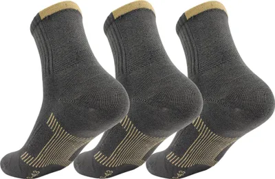 Produktbild von 3 Paar Herren Sport Sneaker Socken Quarter Socks Kurzsocken Halbsocken Grau/40-43
