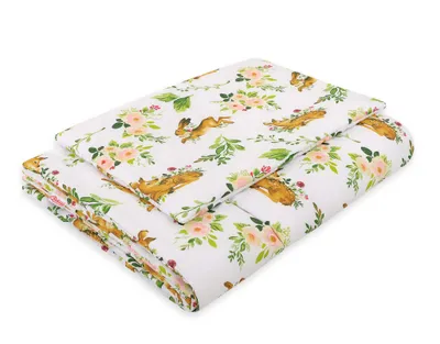 Immagine prodotto di Set di biancheria da letto per bambini con imbottitura 135x100 cm - nella foresta