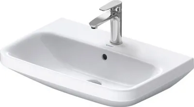Obrázek produktu pro Duravit Waschtisch DuraStyle 650 mm mit ÜL, mit HLB, 1 HL, weiß