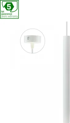 Produktbild von Spectrum LED Chloe Slim GU10 MR11 Pendelleuchte verstellbar weiß Deckenleuchte max.25W rund