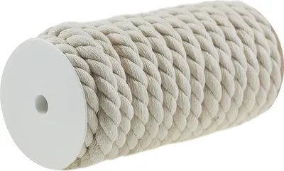 Produktbild von 10m Baumwollschnur Kordel gedreht, Baumwollkordel, natur, Größenwahl 12 - 20 mm, Größe:12mm