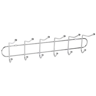 Obrázek produktu pro Walteco Chromová věšáková lišta 6 háčků, šířka 515x160mm