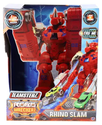 Obrázok produktu pre Robot dino auto launcher hračkárske auto svetlo zvuk interaktívne