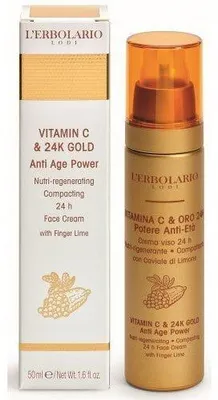 Image de L'Erbolario VITAMINE C & OR 24K Crème visage anti-âge 24h