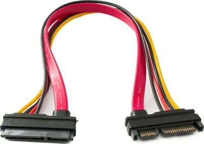 Immagine prodotto di SYSTEM-S Cavo SATA 30 cm 22Pin 7+15 maschio-femmina per disco rigido