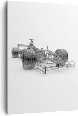Produktbild von Bild auf Leinwand - Leinwandbild - Einteilig - Grafik Sport Auto Design - 50x70cm - Wand Bild - Wanddeko - Wandbilder - Leinwanddruck - Wanddekoration - Leinwand bilder - Wandbild - PA50x70-2393