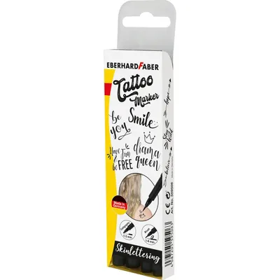 A product package for tattoo markers.