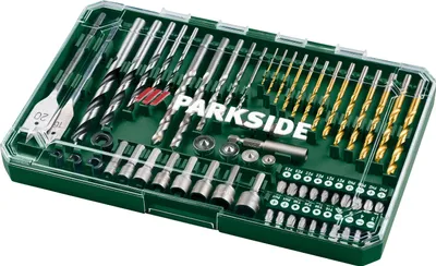 Produktbild von PARKSIDE® Bohrer- und Bit-Set, 63-teilig