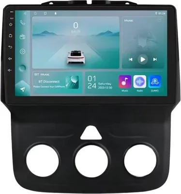 Immagine prodotto di Autoradio con Bluetooth e CarPlay per Dodge Ram 1500/2500/3500 (2013-2018) - Compatibile con Apple e Android - Impianto stereo con sistema di navigazione - 1 GB di RAM, 32 GB di memoria