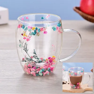 Produktbild von Doppelwandige Thermogläser - 350ml Fassungsvermögen - Kaffeegläser für Cappuccino, Latte Macchiato und Tee