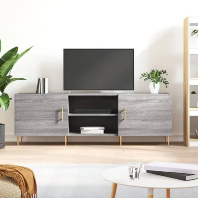 Produktbild von The Living Store TV-Schrank Grau Sonoma 150x30x50 cm Holzwerkstoff