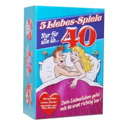 Produktbild von Liebesspiele FÜR ALLE AB 40 - 3er Set