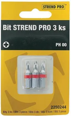 Produktbild von PROREGAL Schraubendrehereinsatz Bit, PH 00, PKG 3 Stück