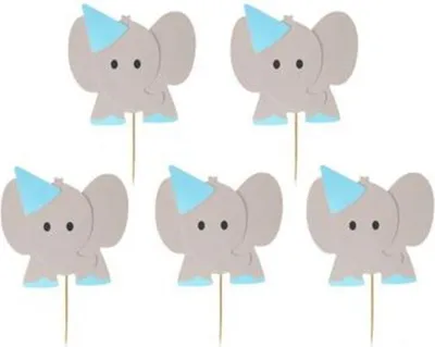 Produktbild von Muffinpicker für Babys im Elefant Design aus BPA-freiem Kunststoff mit abgerundeten Kanten
