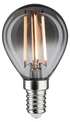 Immagine prodotto di E14 4W LED a goccia dimmerabile 1800K vetro fumé