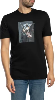 Produktbild von BOSS Te Dobermann Grafik-T-Shirt, Schwarz L