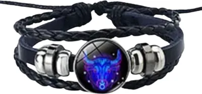 Produktbild von Armband Sternzeichen Stier mit 3D Gravur im Glas
