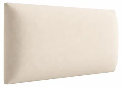 Produktbild von Polsterpaneel - Wandkissen 60x15cm - Wandpolster - Bettkopfteil - Wandpaneel 3D Creme