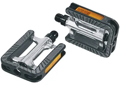 Produktbild von Humpert/Ergotec City-Trekkingpedale 191, Aluminium/PP/Gummi, silber/schwarz