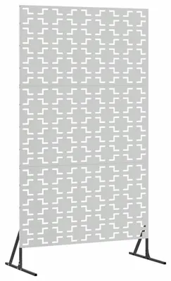 Obrázok produktu pre Paraván ako priestorový delič – 100 x 50 x 180 cm – látka – samostatný stojan – biela farba