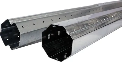 Image de Schellenberg Kit d'arbre de volet roulant Maxi, pour arbre octogonal de 60 mm, pour enrouler un tablier de volet roulant, à raccourcir individuellement, 160 cm, 86005