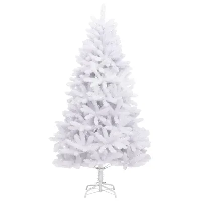 Produktbild von vidaXL Künstlicher Weihnachtsbaum Klappbar mit Ständer Weiß 240 cm