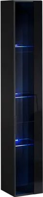 Produktbild von Glasvitrine RIONATA 6 – schwarz