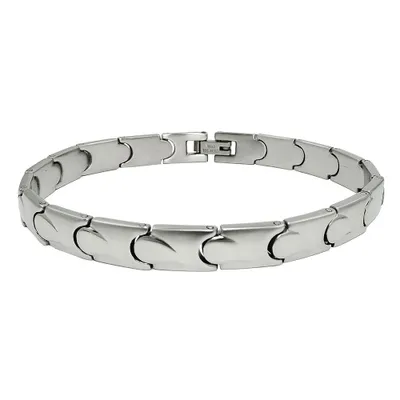 Produktbild von Armband 77mm Glieder Damenarmband Edelstahl 20cm edelstahlfarben 7,7mm