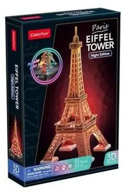 Produktbild von 3D Puzzle Eiffelturm, Paris LED