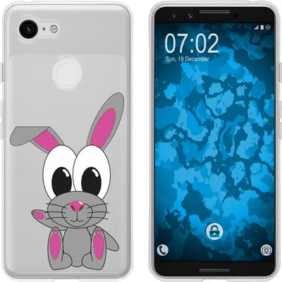 Produktbild von PhoneNatic Case kompatibel mit Google Pixel 3 Silikon-Hülle Cutiemals M4
