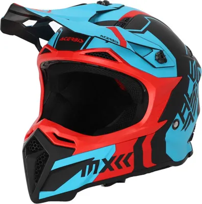Produktbild von Acerbis Profile 5 Motocross Helm, rot/blau, S (55/56)