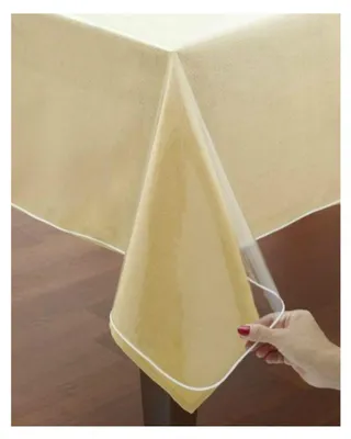 Produktbild von Schutztischdecke aus dünnem, transparentem PVC (140 x 200 cm)