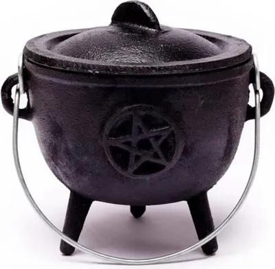 Image de Chaudron Pentacle en fonte - 1080 G ; 12x9,5 cm