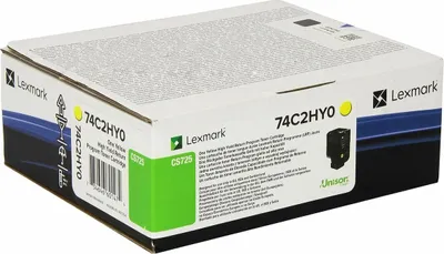 Produktbild von Lexmark 74C2HY0, 12000 Seiten, Gelb, 1 Stück(e)