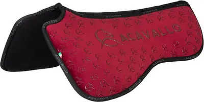 Produktbild von Acavallo Spine Free Memory Foam Pad Dressage Silicon Grip, Farbe:Wine
