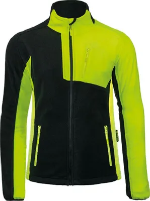 Produktbild von Fleecejacke Arbeitsjacke Arbeitspullover Fleece Jacke Freizeitjacke ASYMETRIC gelb XXXL